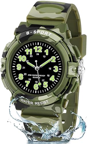 CKV Kids Watch for Boys Girls Ages 5-12, Waterproof Time
