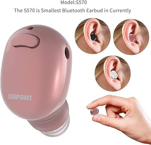 Mini Auricolare Bluetooth Kingbull Invisibile V4 1 Wireless headset Senza Fili bluetooth Cuffie con Microfono Mani Libere Sportive Auricolari Cuffie