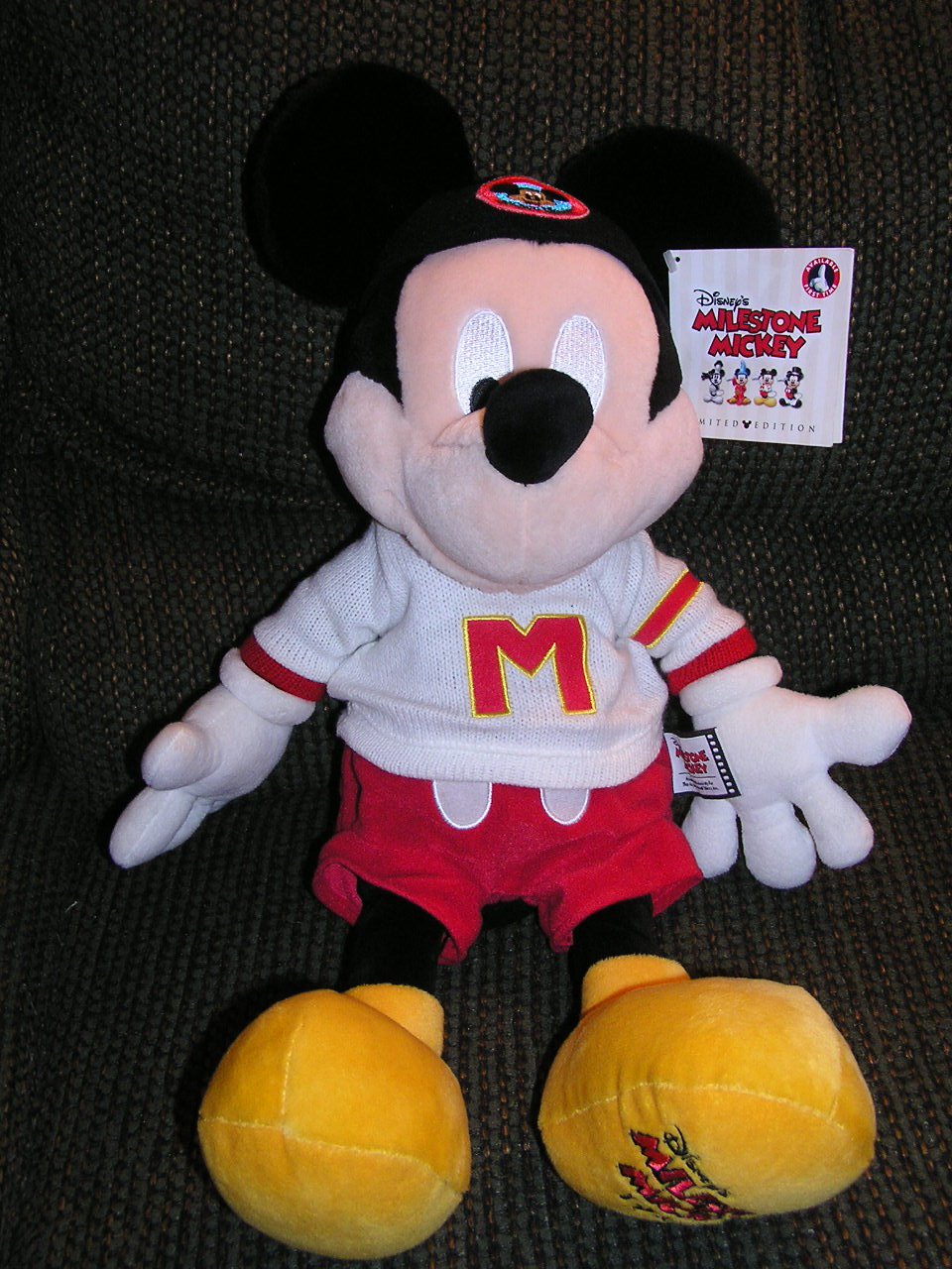 Disney Milestone Mickey 21" Plush 1955 Mickey Mouse Mouseketeer Doll Limited Edition for May Department Stores