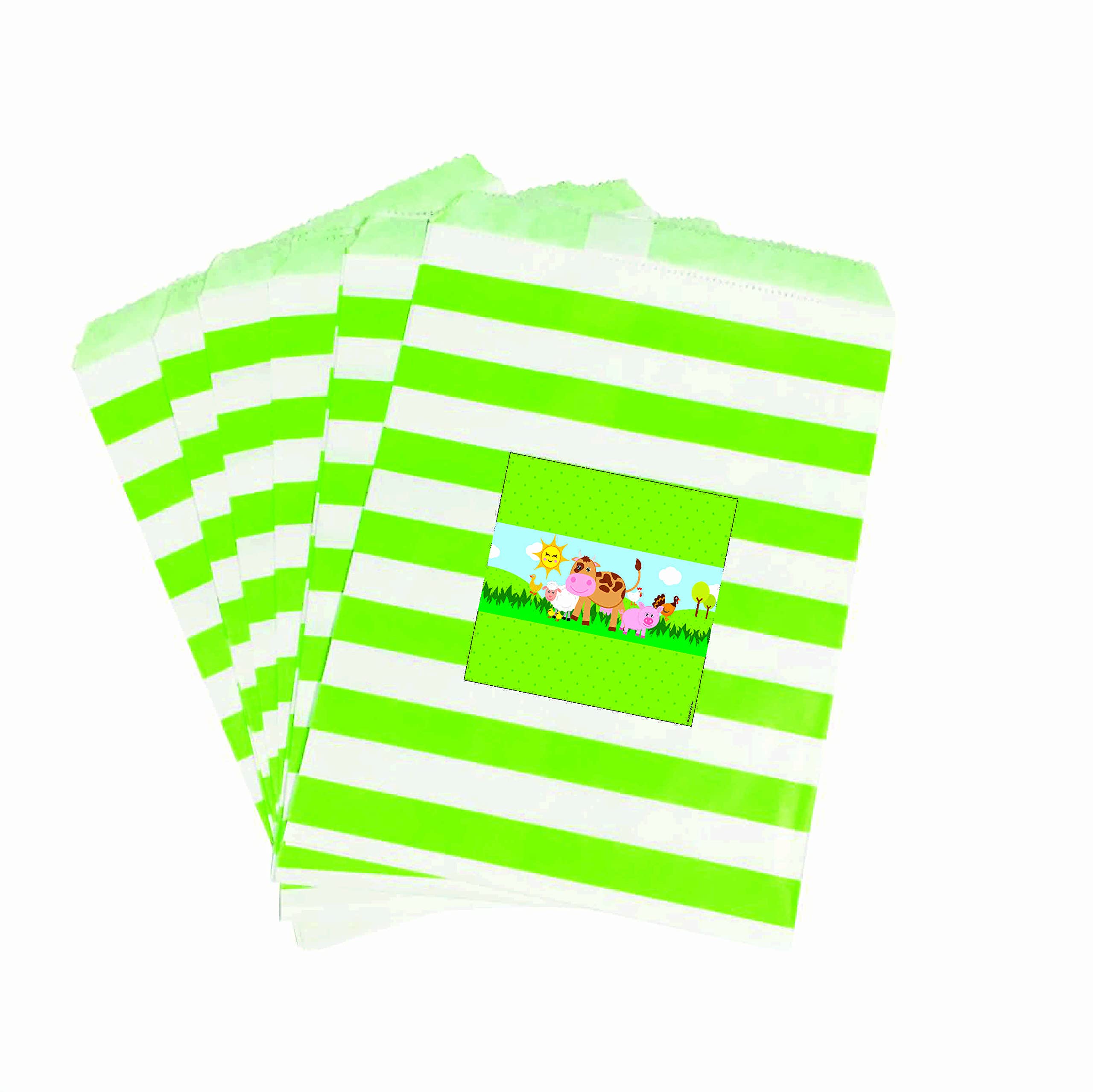 PRETTY UR PARTY Farm Animals Candy Bag, Paper Treat Bags, Goodie Bags, Biodegradable Snack Sacks, Barnyard Party Favor Gift Bag for Birthday, Wedding, Baby Shower, 5 x 7 inches – 10 pcs (B097R5JQ1X) Amazon Price History, Amazon Price Tracker