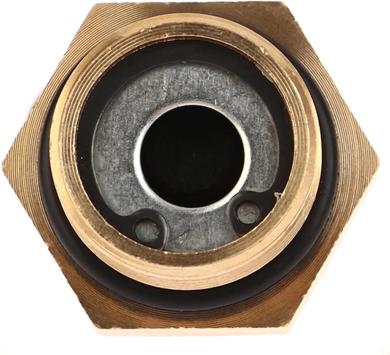 Truck Air Tank Drain Valve, Brass Screw Plug Switch Type 151, Gold, 3x3cm/1.18x1.18in, Anti-Rust Auto Parts (5)