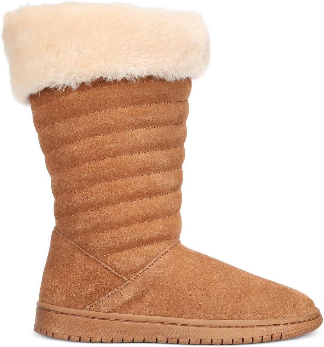 Style & Co. Womens Novaa Suede Winter & Snow Boots Brown 7 Medium (B,M)