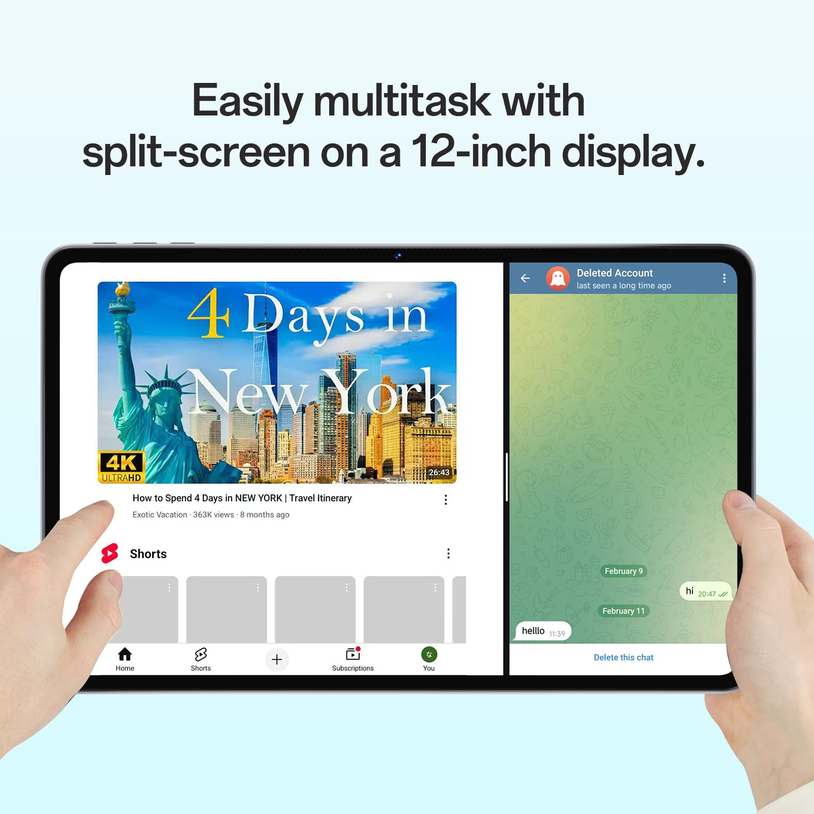 SVITOO Tablette 12 Pouces, Android 16, Écran Large 2K Full HD (2000 x 1200), 30 Go RAM (4+26) + 128 Go ROM, Octa-Core, Appareil Photo 13+5 MP, 8000 mAh, Widevine L1, Wi-FI 2,4G/5G, BT 5.0, GPS