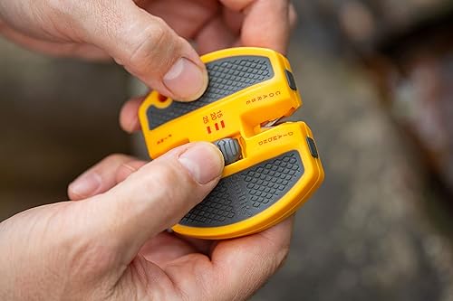 Miniatura 3 de Smith - Afilador de cuchillos ajustable de 2 pasos, color amarillo