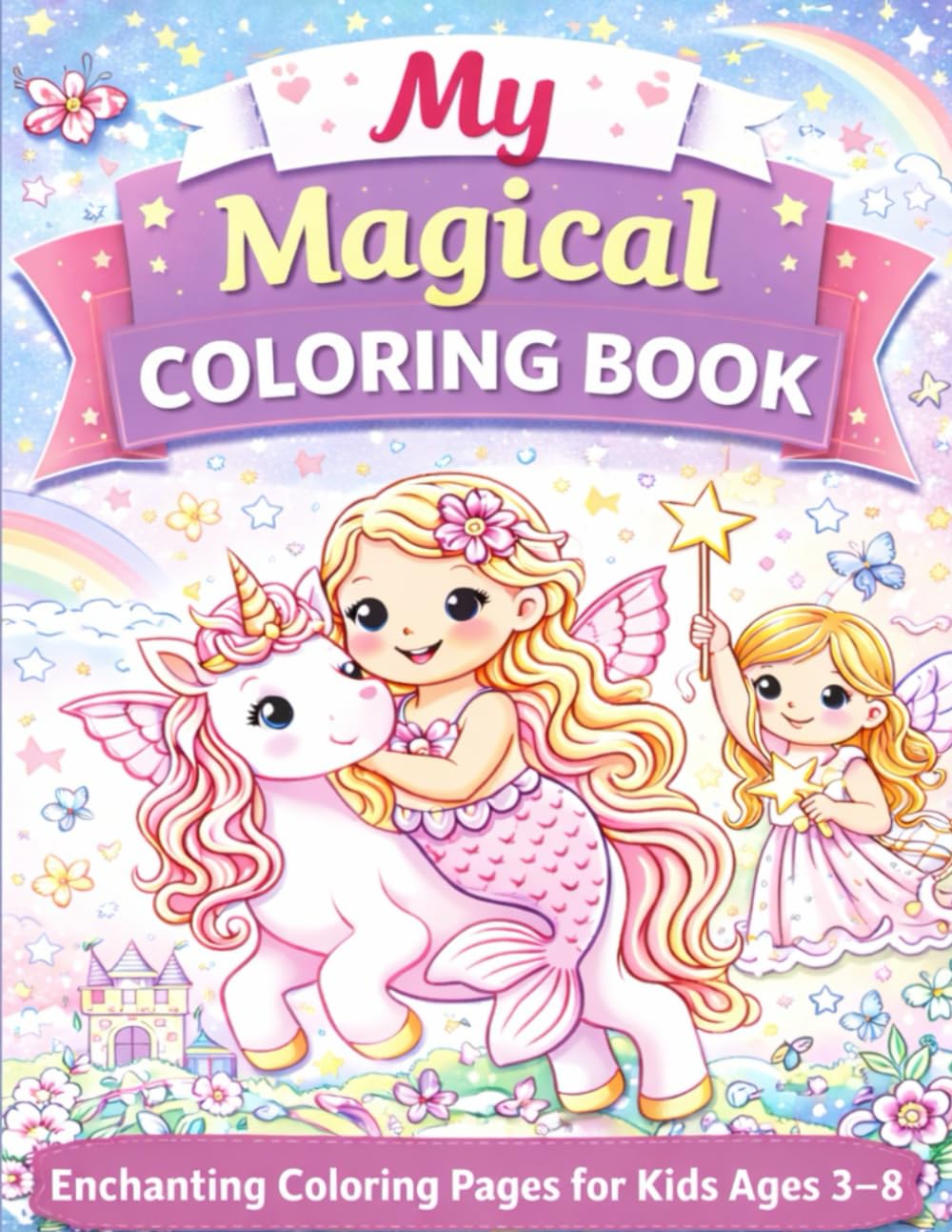 My Magical Coloring Book: Enchanting Coloring Pages for Kids Ages 3–8