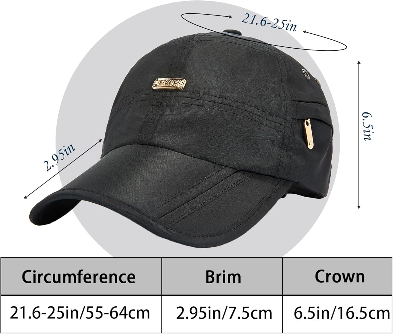 Buy Simple Baseball Caps with Side Pocket Unstructured Design UPF 