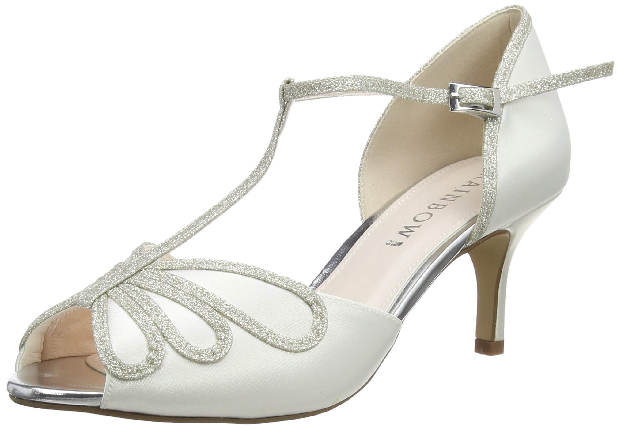 Rainbow Club Womens Harlow Pump, Ivory, 3.5 UK