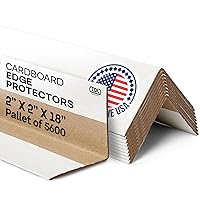Vista 11 de IDL Packaging Protector de bordes de cartón de 2 x 2 x 9 pulgadas (paquete de 20) - Protectores de esquina para envío, almacenamiento y mudanza