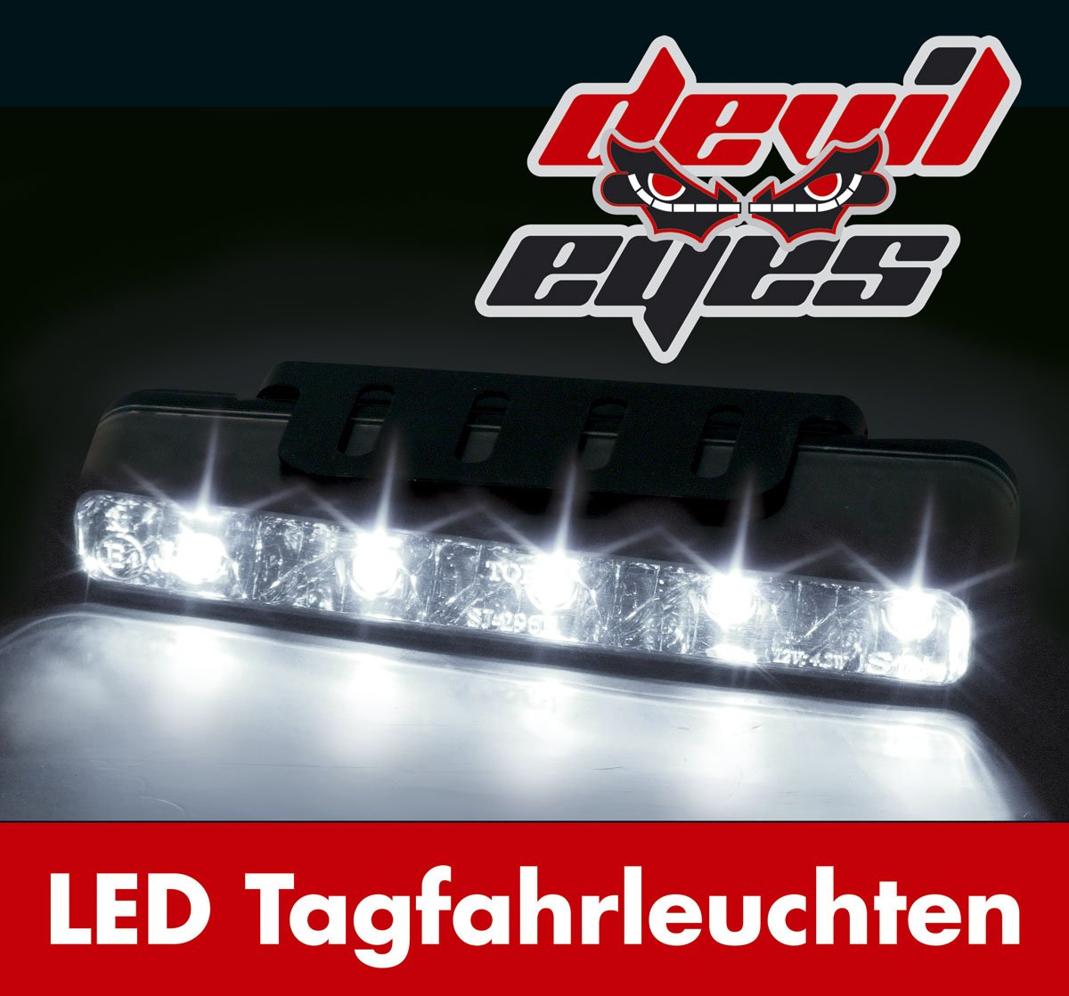Tagfahrlicht Weiß Mit Blinker Gelb 2x4W 8 LED Tagfahrleuchten TFL DRL