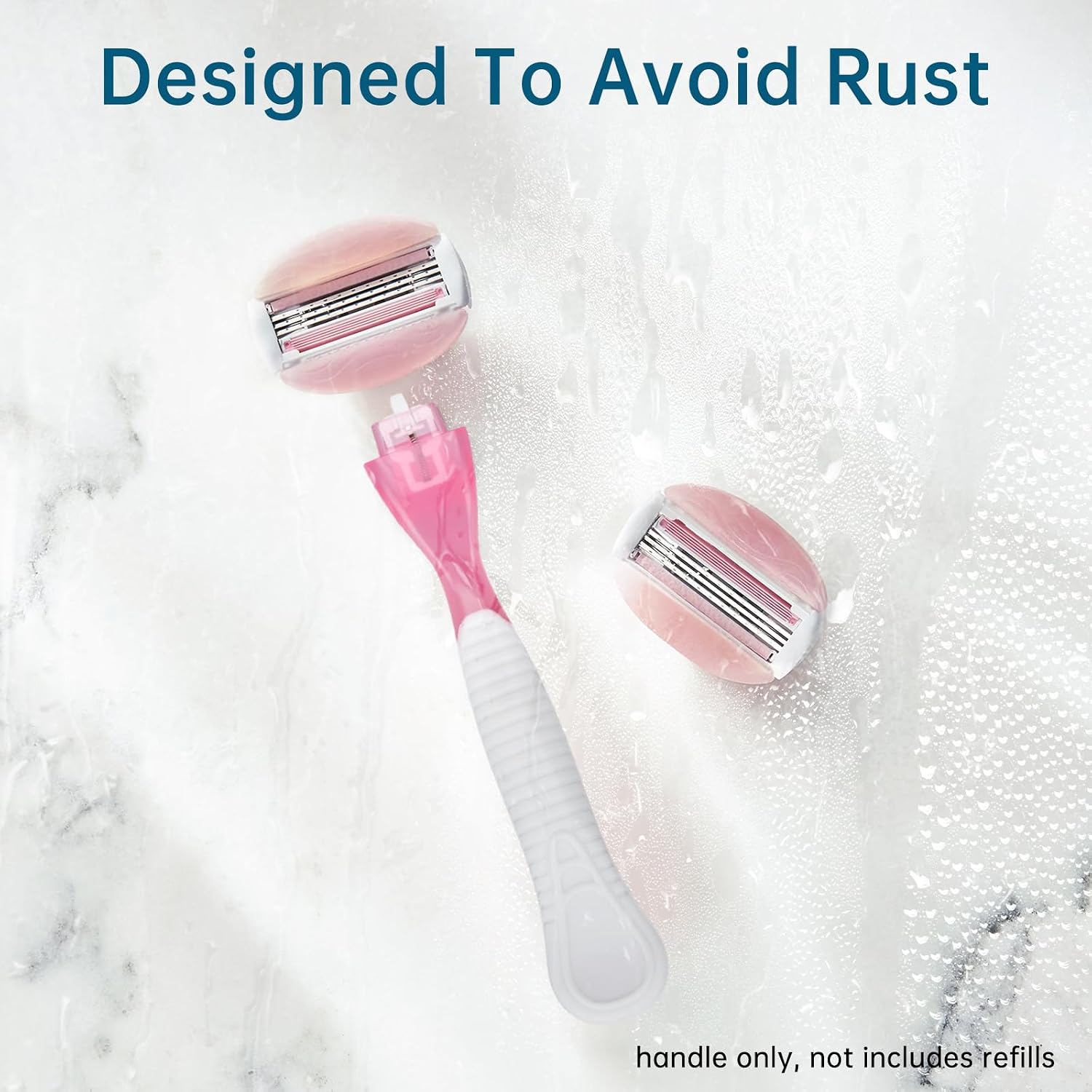 TEITEAI 2 Pack Replacement Razor Handle Compatible with Venus only (Red) image 5