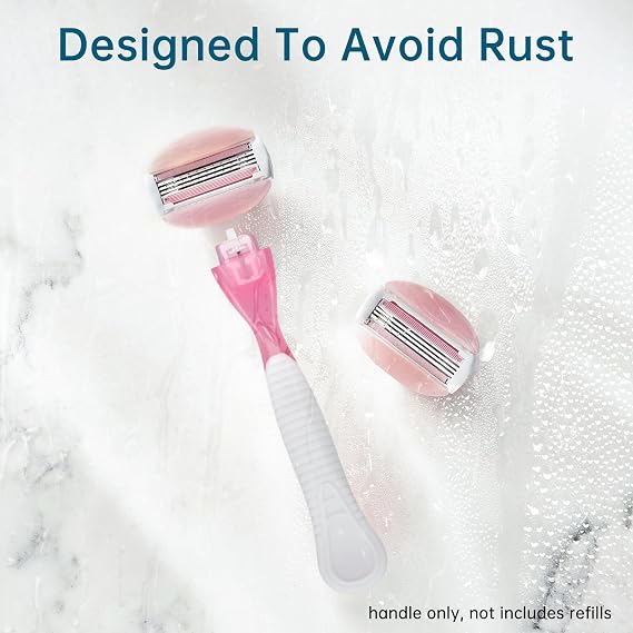 TEITEAI 2 Pack Replacement Razor Handle Compatible with Venus only (Red)