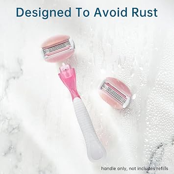 TEITEAI 2 Pack Replacement Razor Handle Compatible with Venus only (Red)