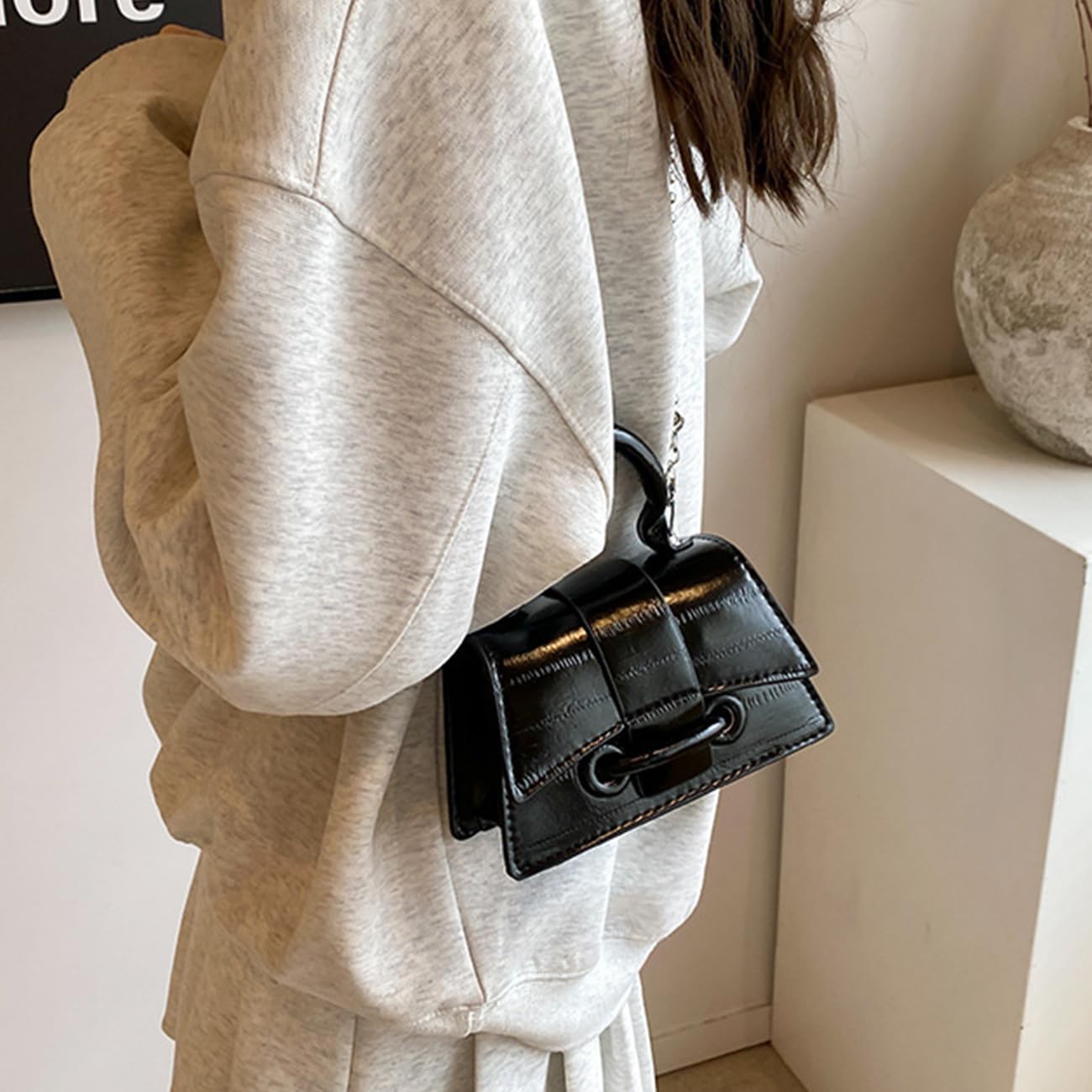 Mini Crossbody Bags Women's Y2K Purses Top Handle Crossbody Bag Clutch Shoulder Handbag for Cocktail Party Prom Wedding - Image 2