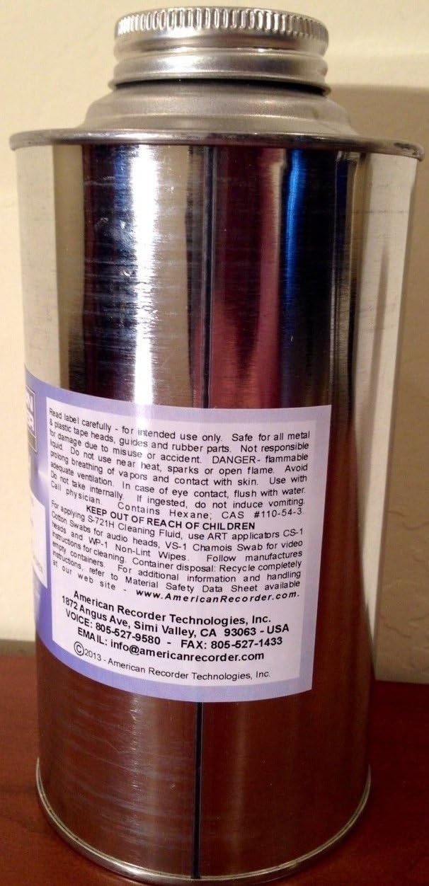Technologies S-721H-Q Pro Tape Head Cleaner 1 Quart Can S721HQ