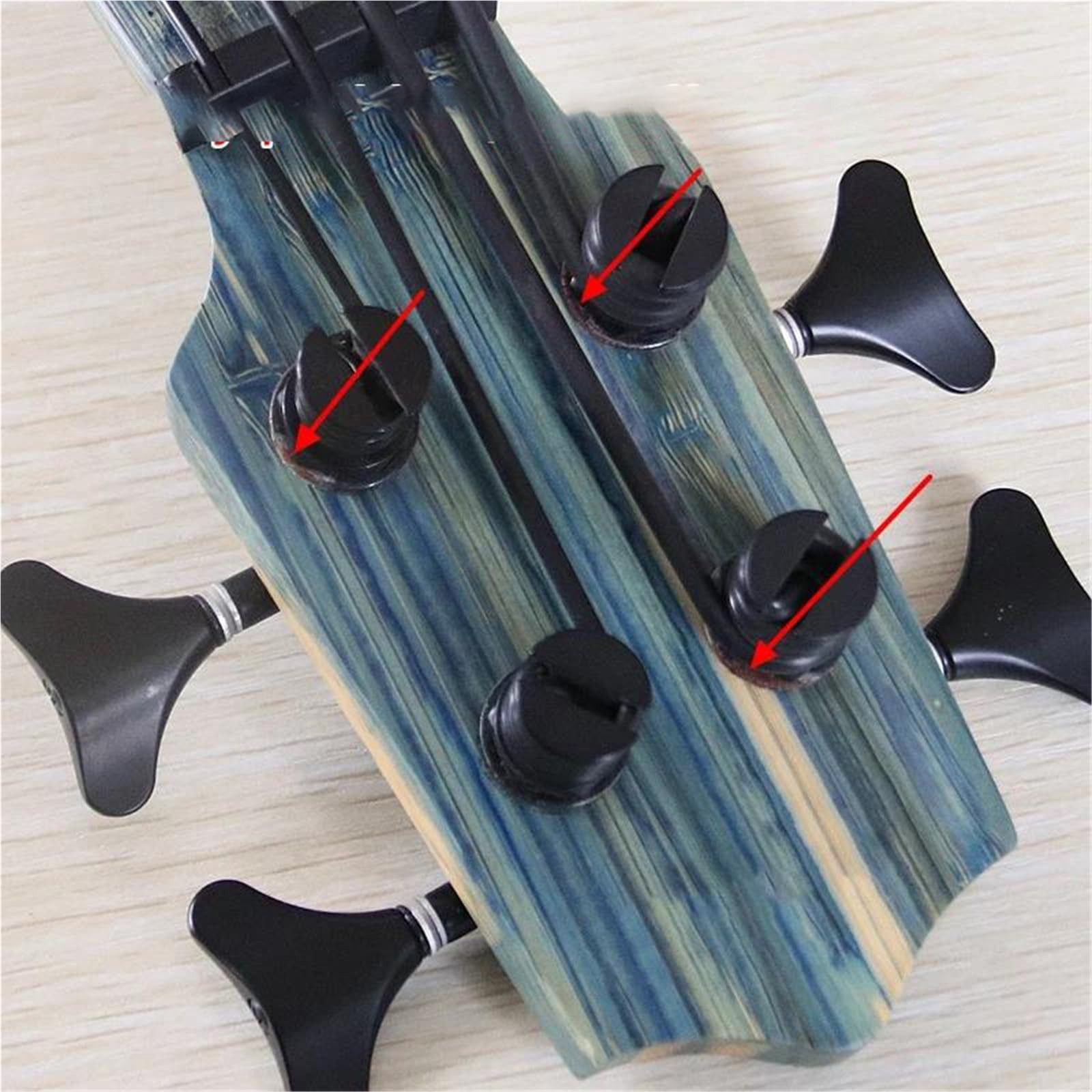 Ukulélé All Okoumé Body Basse Électrique Ukulélé 4 Cordes 30 Pouces