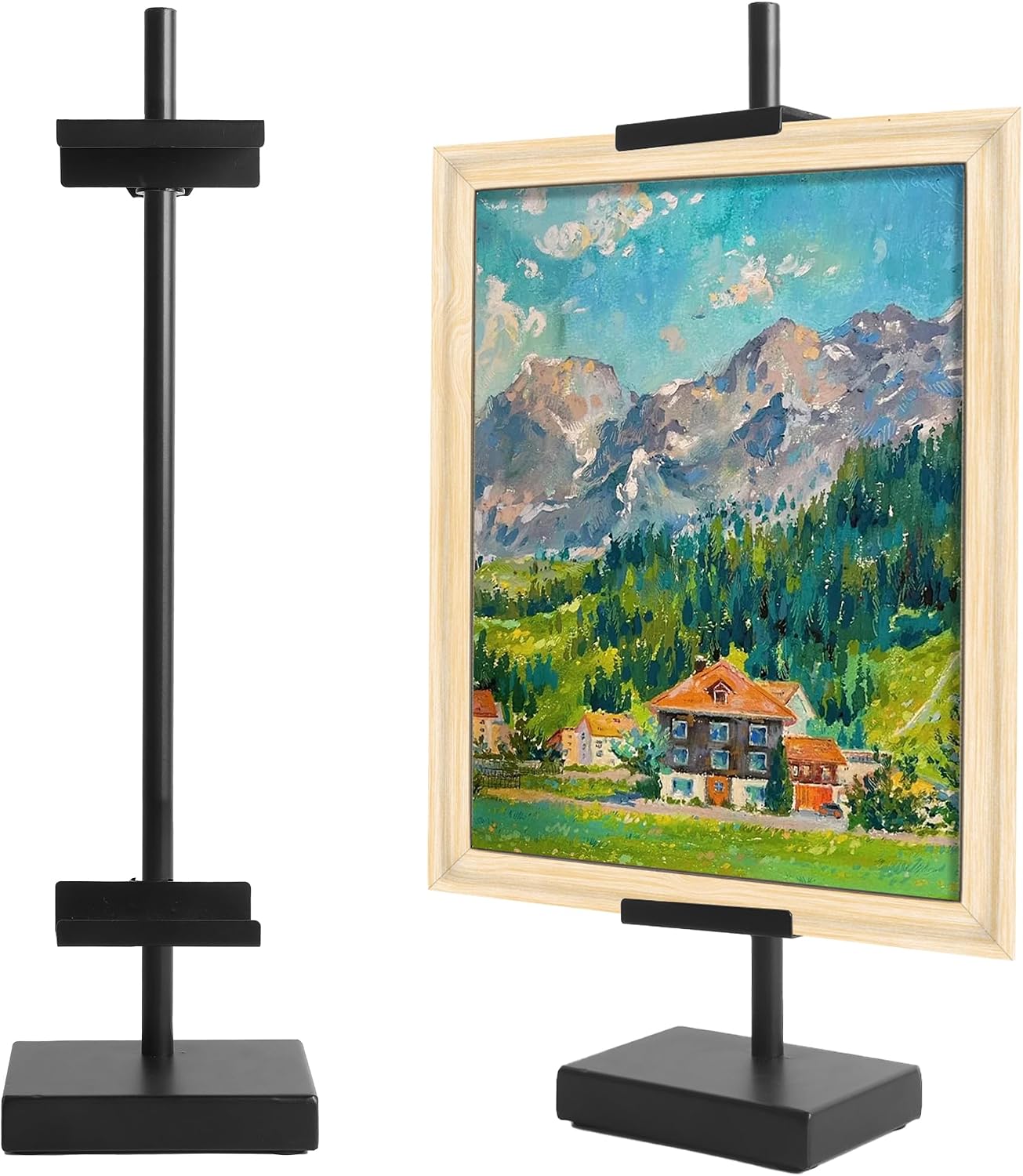 17" Adjustable Tabletop Easel Stand, Black Picture Easels for Display