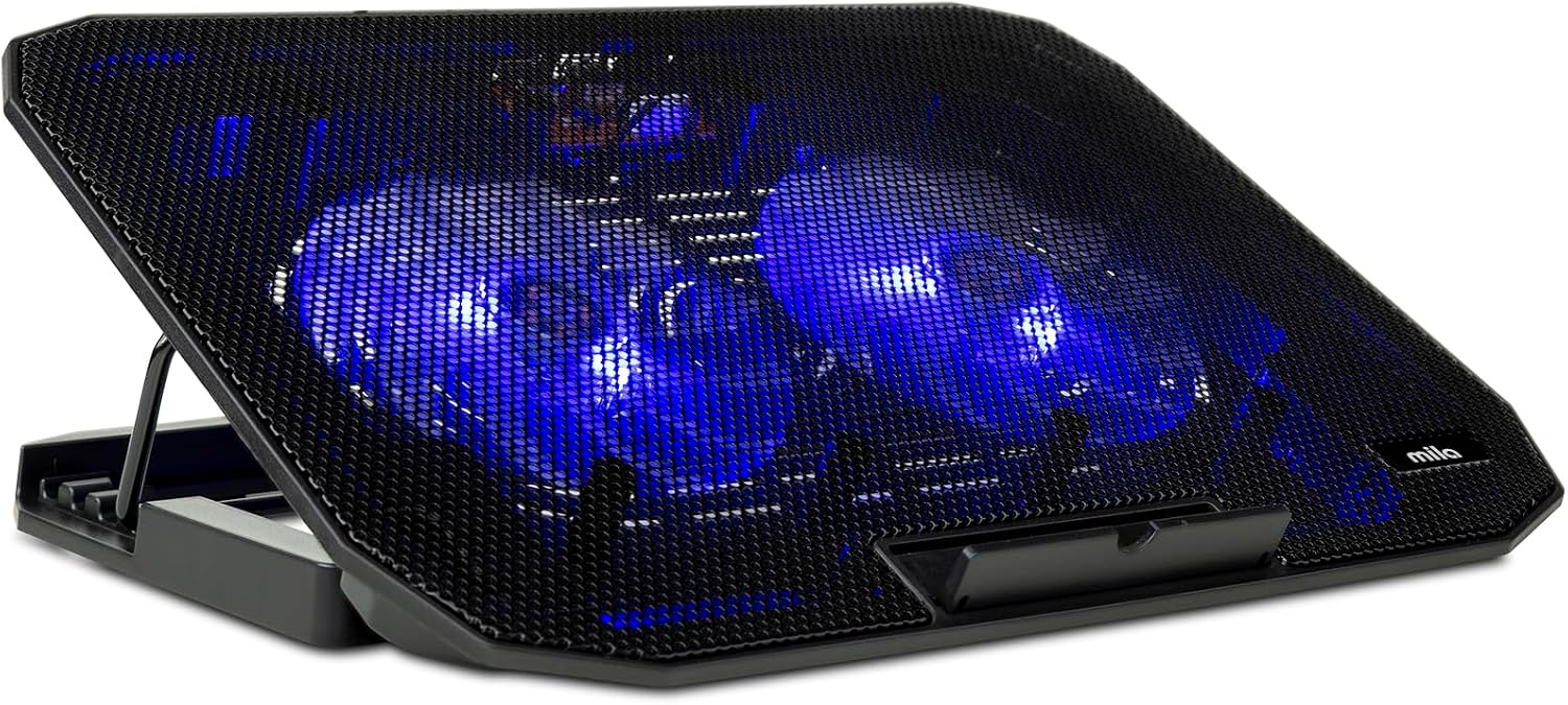 mila Classone Mila Serisi M2 13-17 inch - Mavi Led,2 Fan,2 USB Gaming Notebook Soğutucu Standı