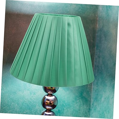 Miniatura 3 de Kichvoe Pantallas de tela para lámpara, pantalla plisada alta, pantalla desmontable, cubierta de luz de mesa, repuesto para oficina en casa, mesita