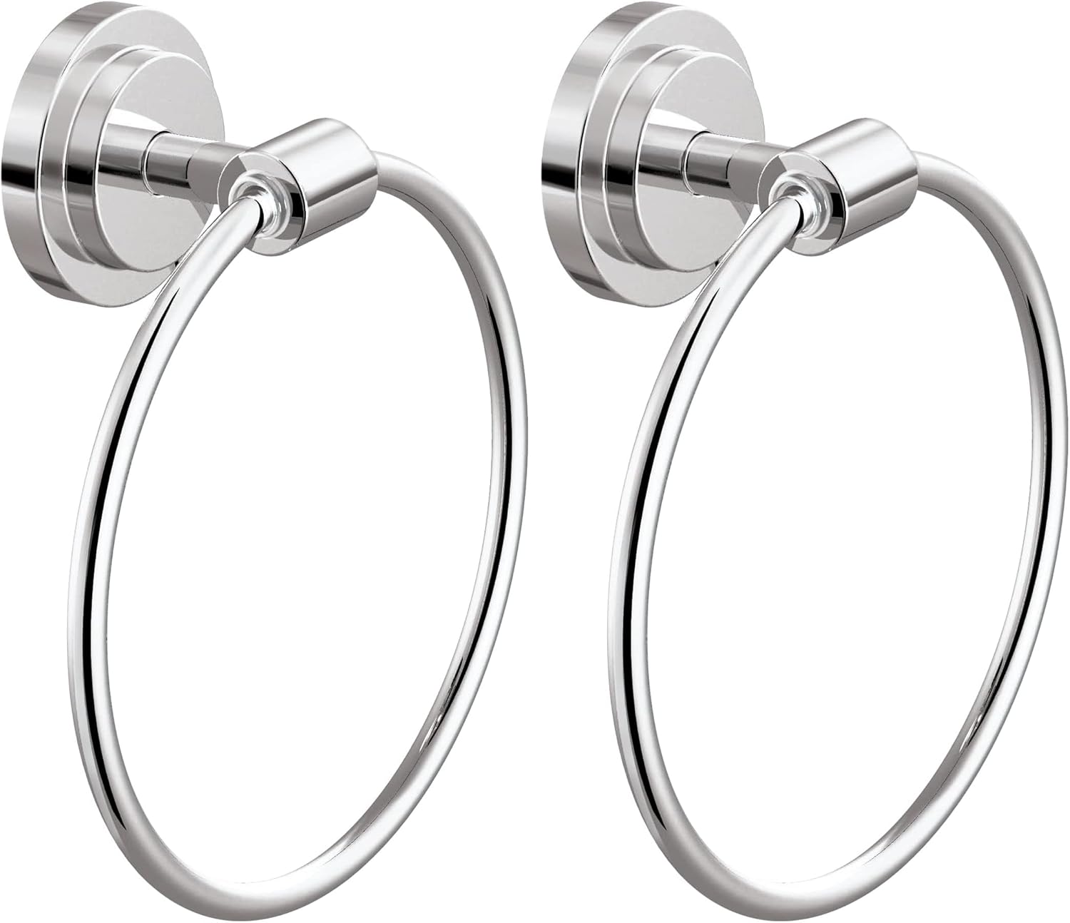 Moen DN0786CH Iso Bathroom Hand Towel Ring, Chrome