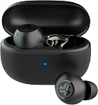 JLab Go Pop ANC True Wireless Earbuds & Charging Case, Black, Active Noise Cancelling, 10mm Drivers, Dual Connect, Customize Your Sound with App, Be Aware Mode, Google Fast Pair