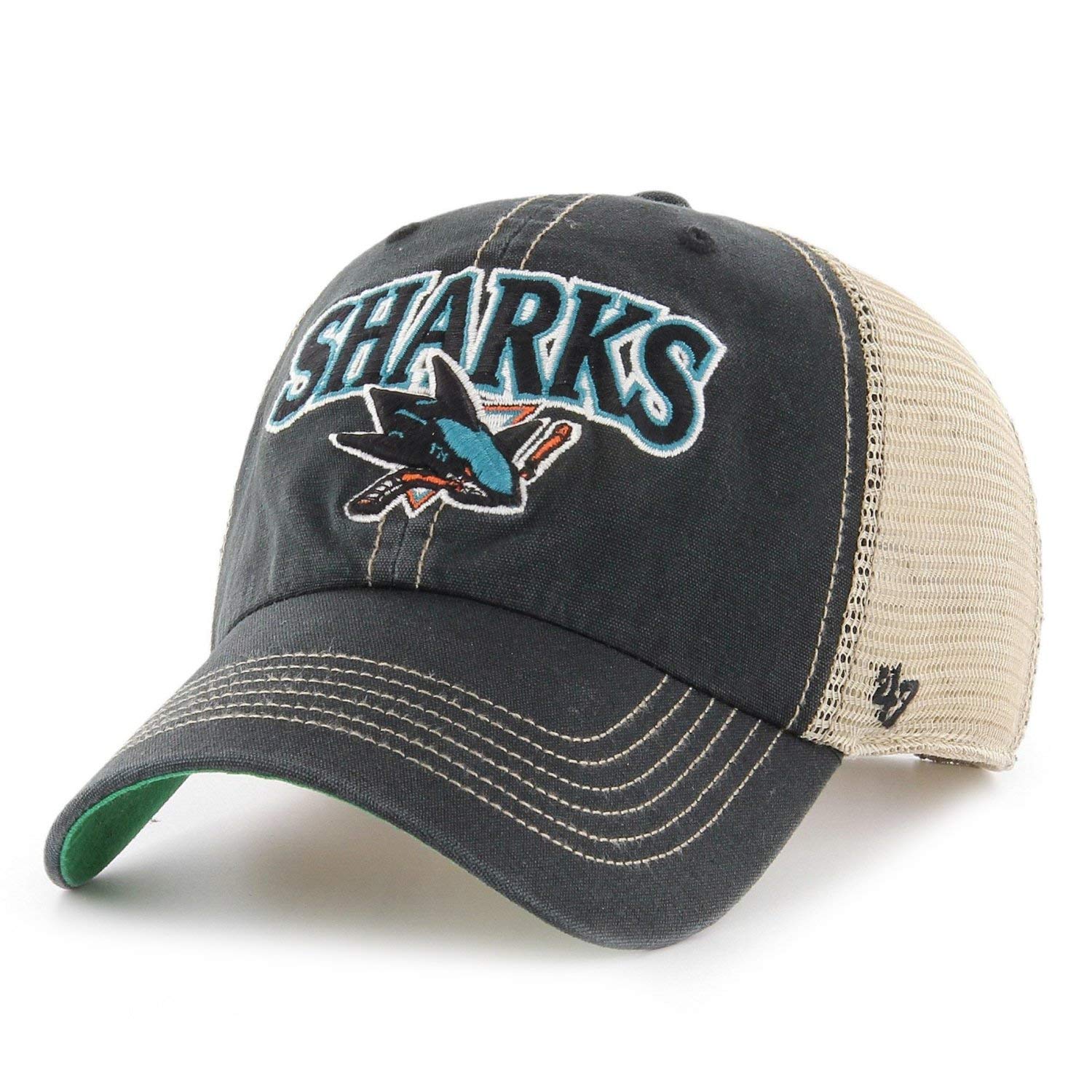 Brand Trucker Cap - Tuscaloosa Vintage San Jose Sharks Black