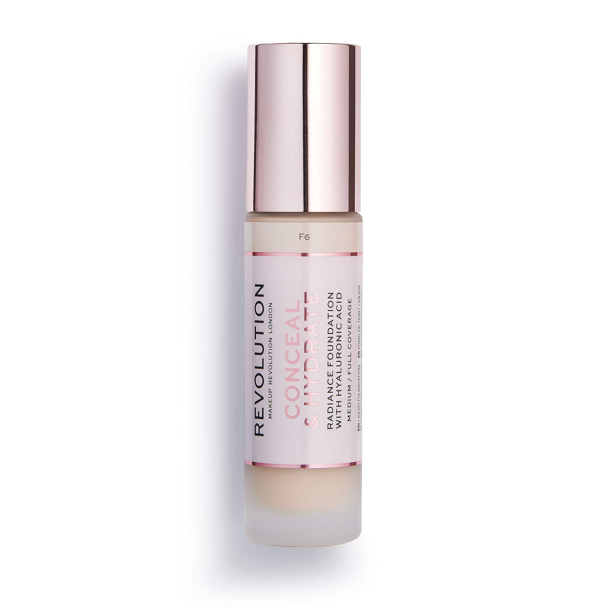 Revolution Beauty London, Conceal and Hydrate, Foundation, F6, 23ml