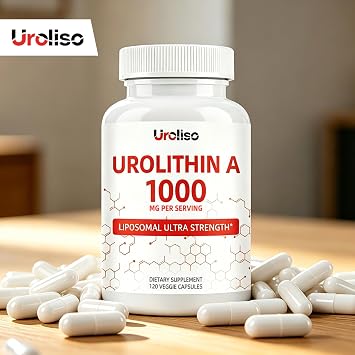 Urolithin A Supplement 1000mg, High Purity Formula, Mitochondrial Support