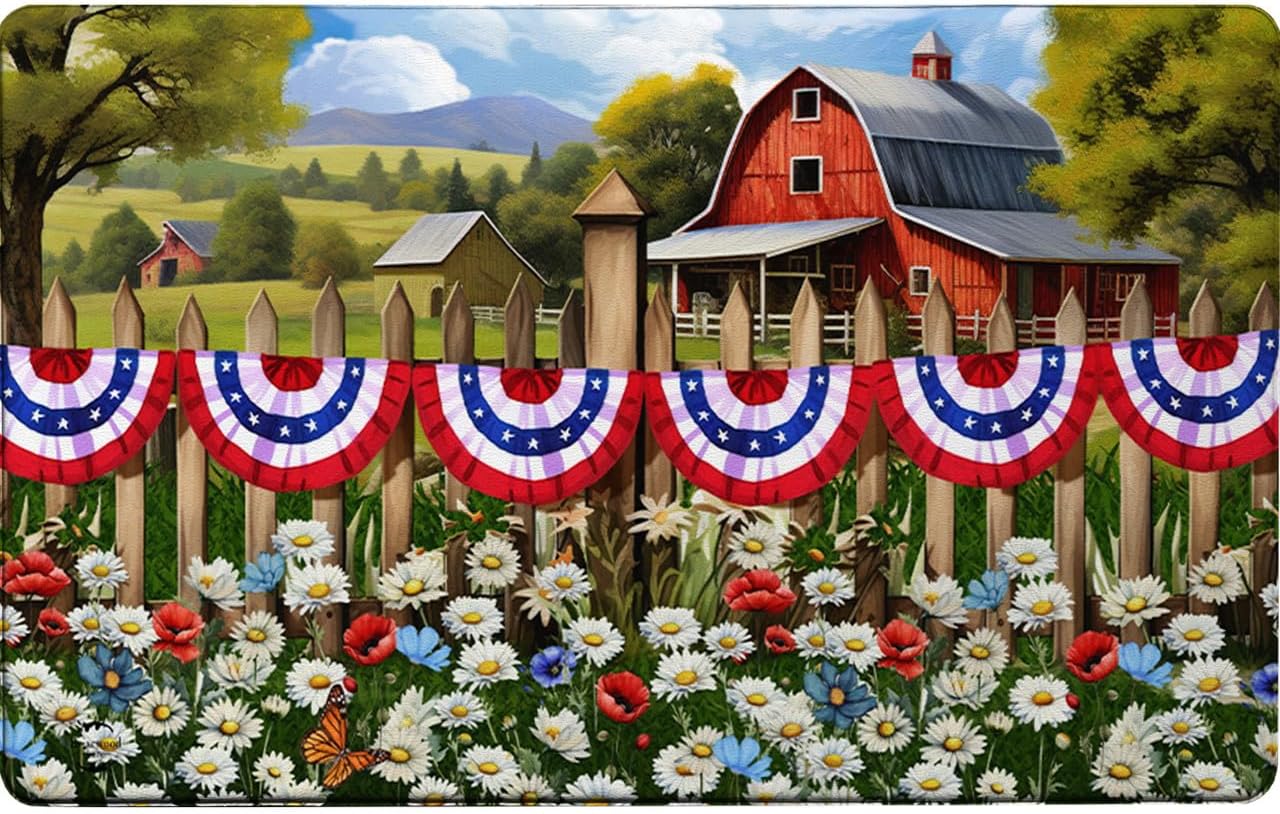 Briarwood Lane American Flower Field Comfort Mat