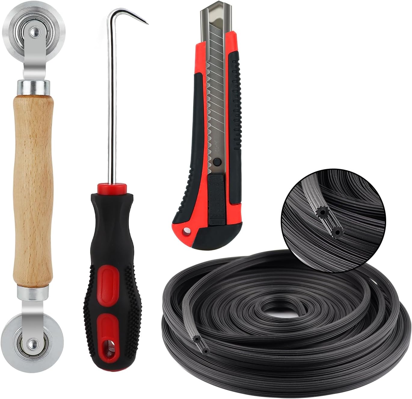 Screen Roller Tool Window Screen Repair Kit 4 in 1 Screen Roller Tool