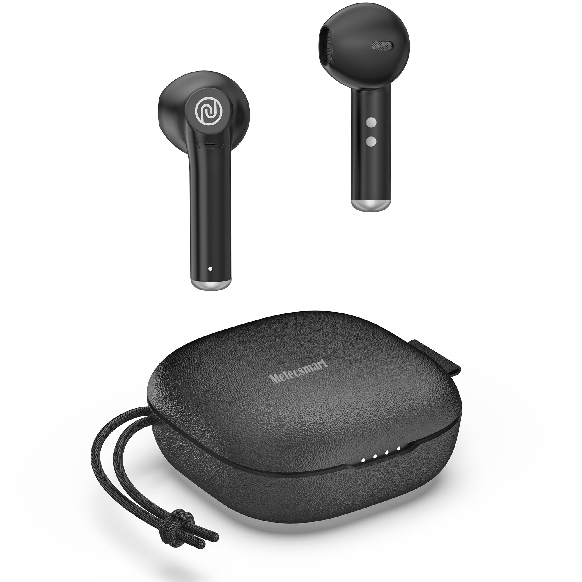 Metecsmart EarBuds with Charging Case Fast Charging