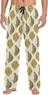 Colorful Kitten Cat Fish Pajama Pants for Men Comfort Sleep Lounge Bottoms Straight-fit with Pockets S-XXL