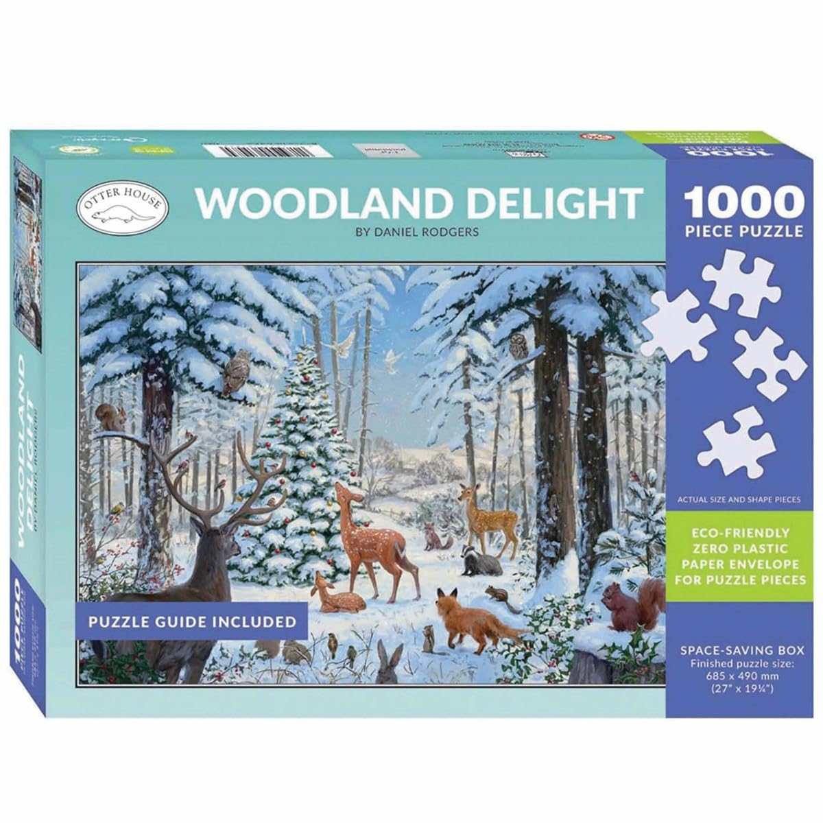 Woodland Delight - 1000 Piece Jigsaw Puzzle, Multicolor, 1000 pieces, 490 mm x 685 mm
