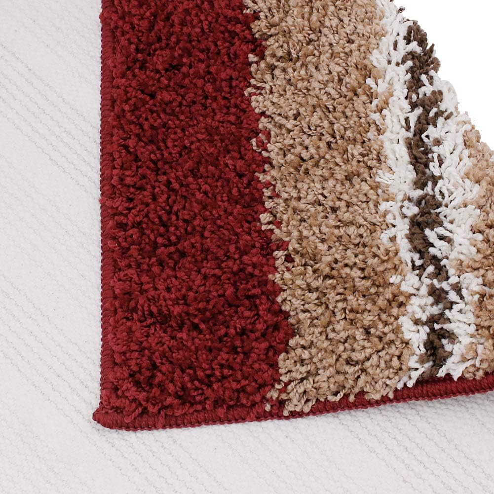 Striped Door Mat Inside Non Slip Entrance Floor Mat for Front Door Entry Debris Mud Trapper Rug Mat, 27x45 Home Decor Living Room Bedroom Indoor Washable Carpet