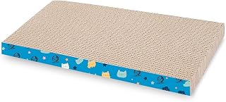 Cat Scratcher Pad with Catnip 2-in-1 Reversible. | Corrugated Cardboard, High Density, Abrasion Resistant, Stress Relief, Healthy Claws