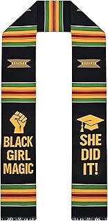 Black Girl Magic Graduation Stole 2025