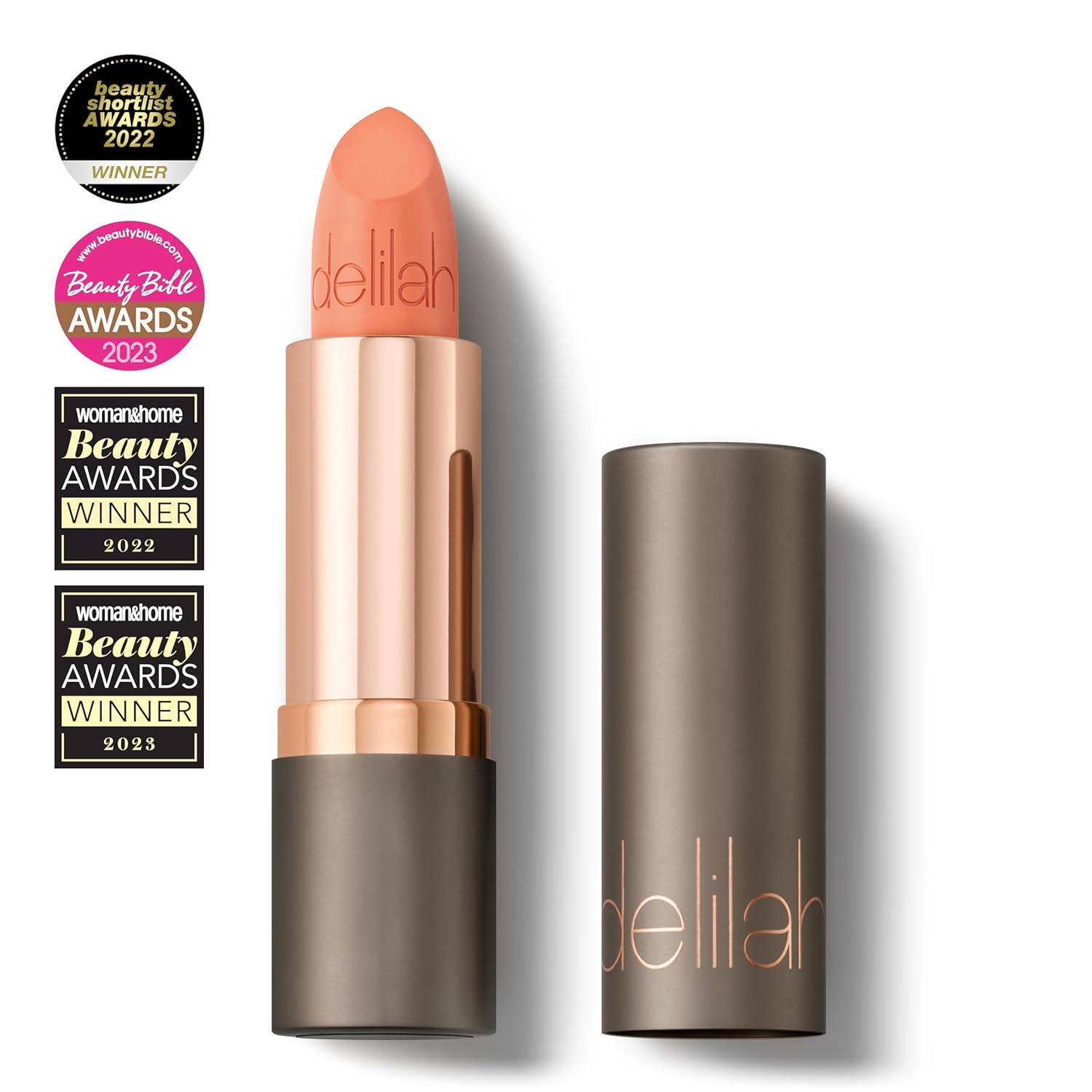 Delilah - Colour Intense Cream Lipstick - Foxy - Rich Pigmented - Long Lasting, Hydrating, Velvety Creamy Lipstick For Women - Silky Matte Finish - Infused with Vitamin E - Vegan - 3.7g / 0.13 Oz - Image 4