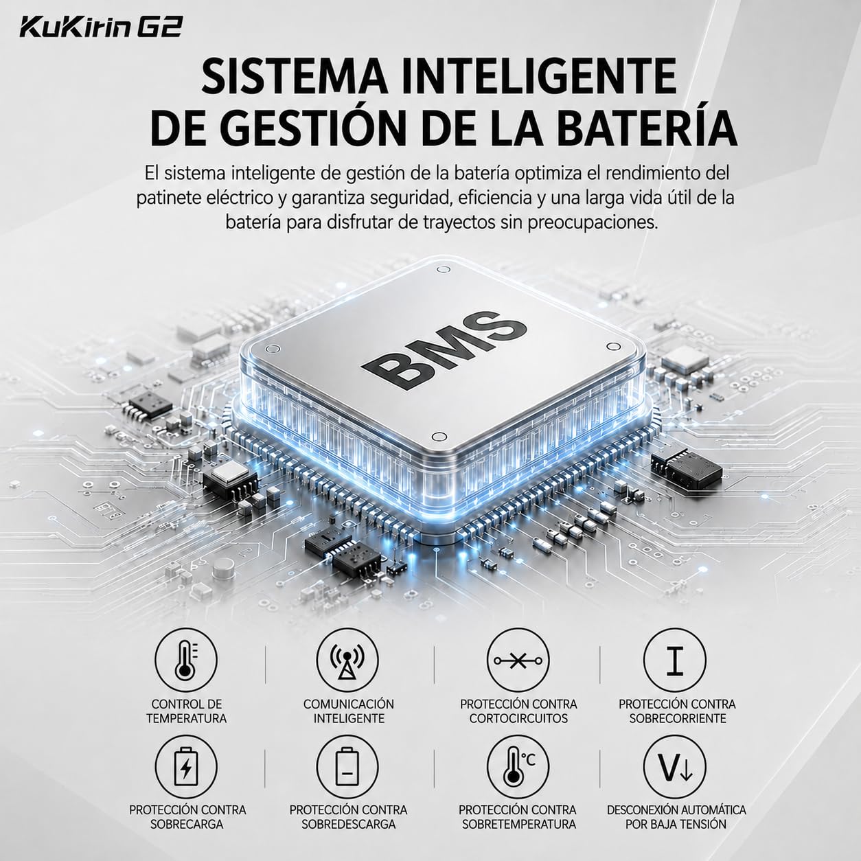 Kukirin G2 Patinete Eléctrico Adultos Todoterreno,Patin Electrico,Scooter Electrico Potente Plegable/Autonomía de 55 km/Ruedas de 10"/Carga máxima 120kg/IP54/Doble Frenos de Disco,G2