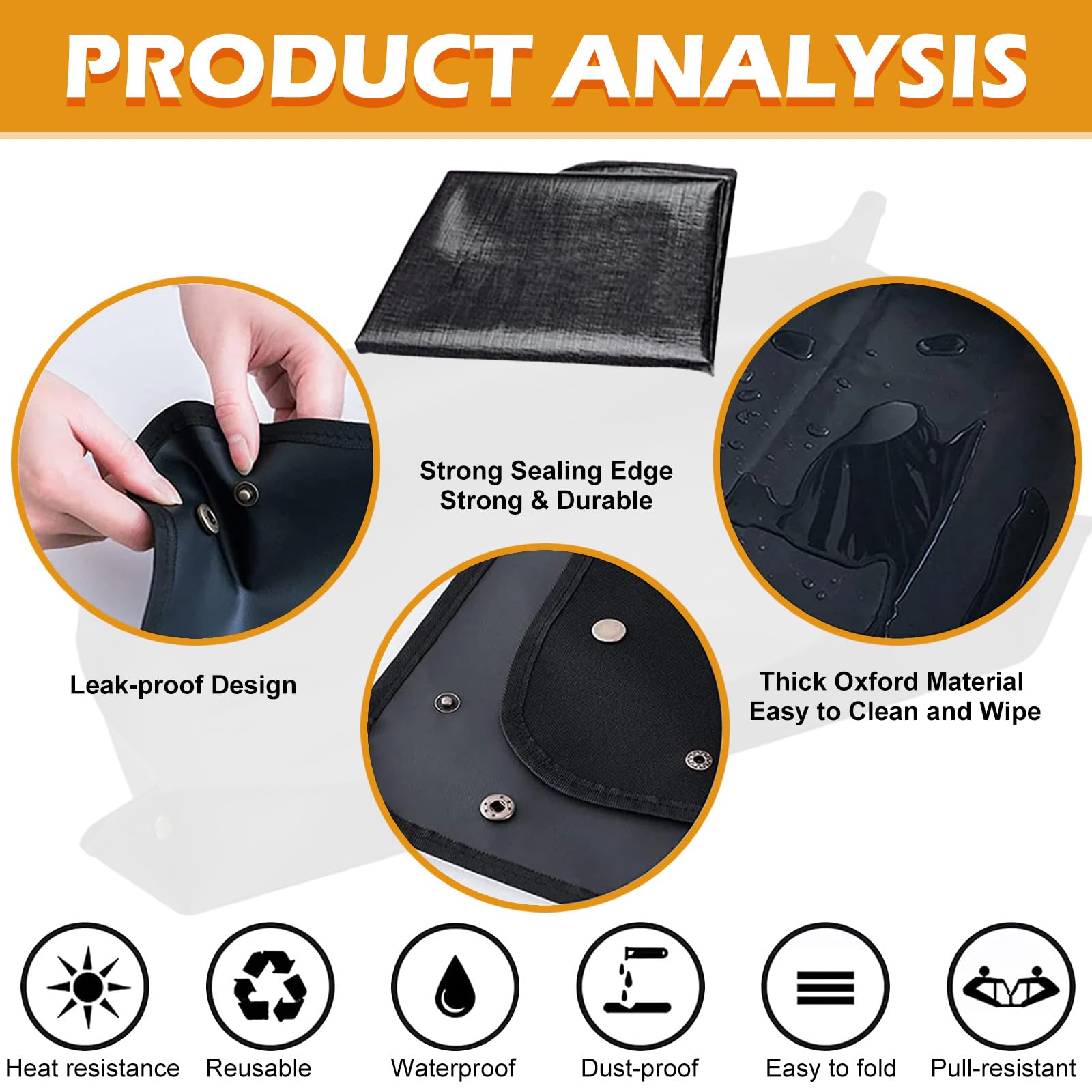 Waterproof Pet Playpen Mat, Rabbit Cage Liner, Guinea Pig Fleece Cage Liners, Washable Reusable Air Dried Pee Pad - Image 3