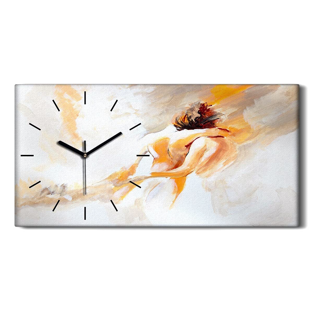 Horloge sur Toile Loi sur Le Couple d'amour Tableau Silencieux
