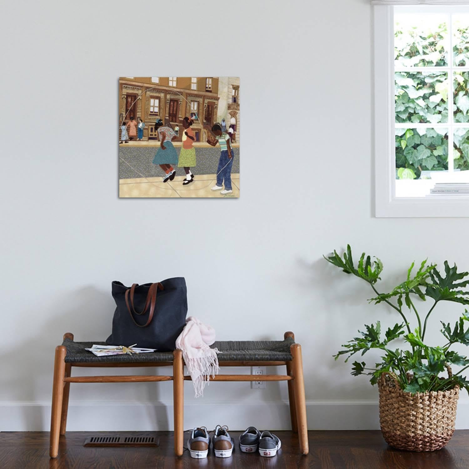 ART.COM Wall Art Print Double Dutch by Phyllis Stephens, 24" x 24"