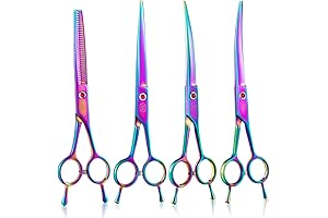 4-in-1 Dog Grooming Scissors Set: Ultimate Precision for Your Furry Friend