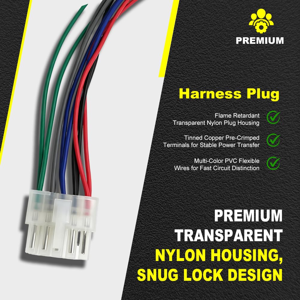 Amazon.com: 10 Pin Harness Plug Compatible with Kicker Bass