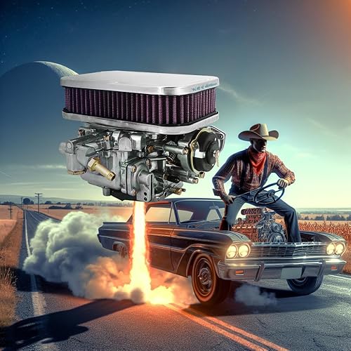 Miniatura 2 de KIPA Kit de montaje de filtro de aire del carburador para DFEV 32/36 Estrangulador eléctrico apto para VW Bug 1976-1983 Dodge arrow sedán pickup