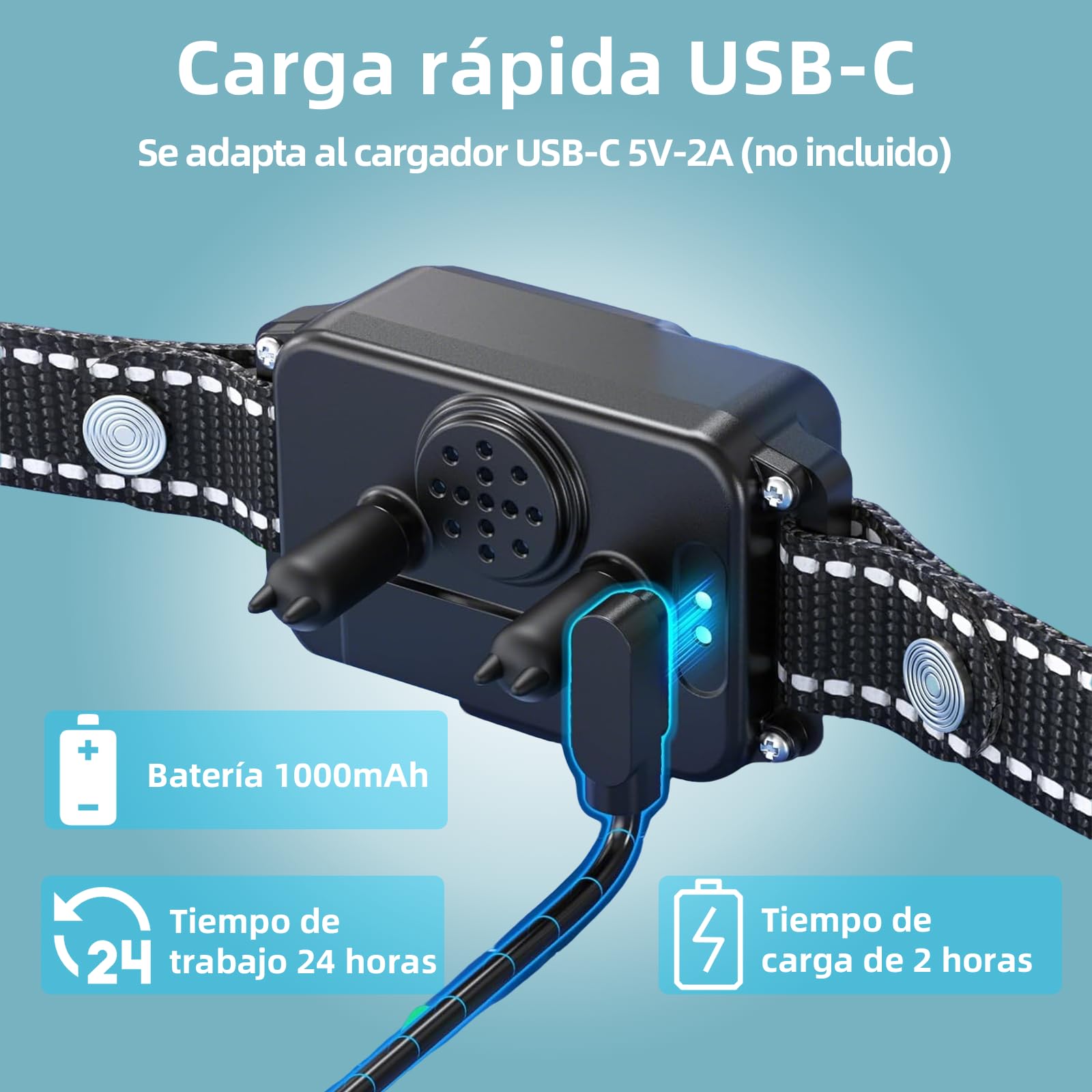 Sistema de Valla Inalámbrica GPS para Perros, Distancia Ajustable 15-2000m, 3 Modos de Entrenamiento, Carga Magnética, Impermeable, Sin Suscripciones, Ideal para Perros Grandes, Medianos y Pequ