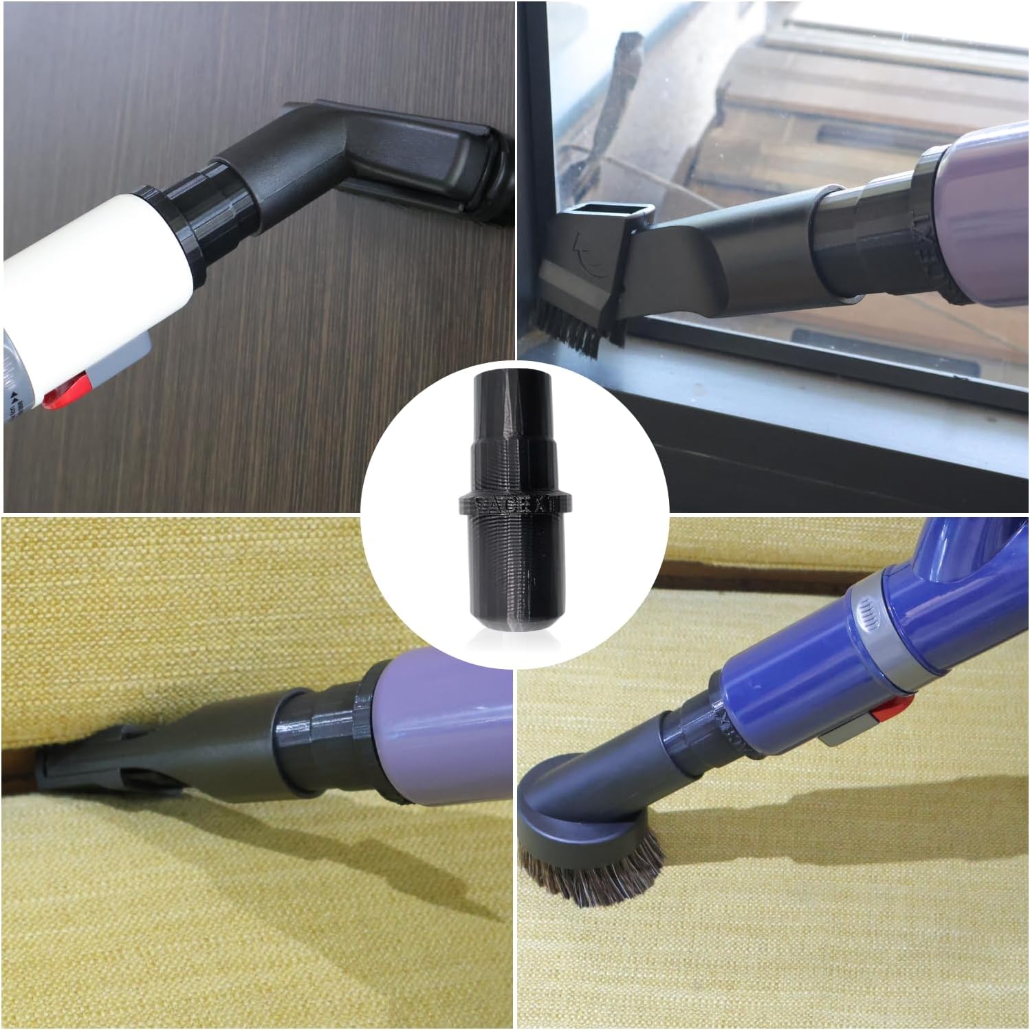 Vacuum Brush Attachment Kit Compatible with Shark Navigator NV350 NV356E NV360 Rotator NV500 HV300 HV301 HV322 HV371 HV372