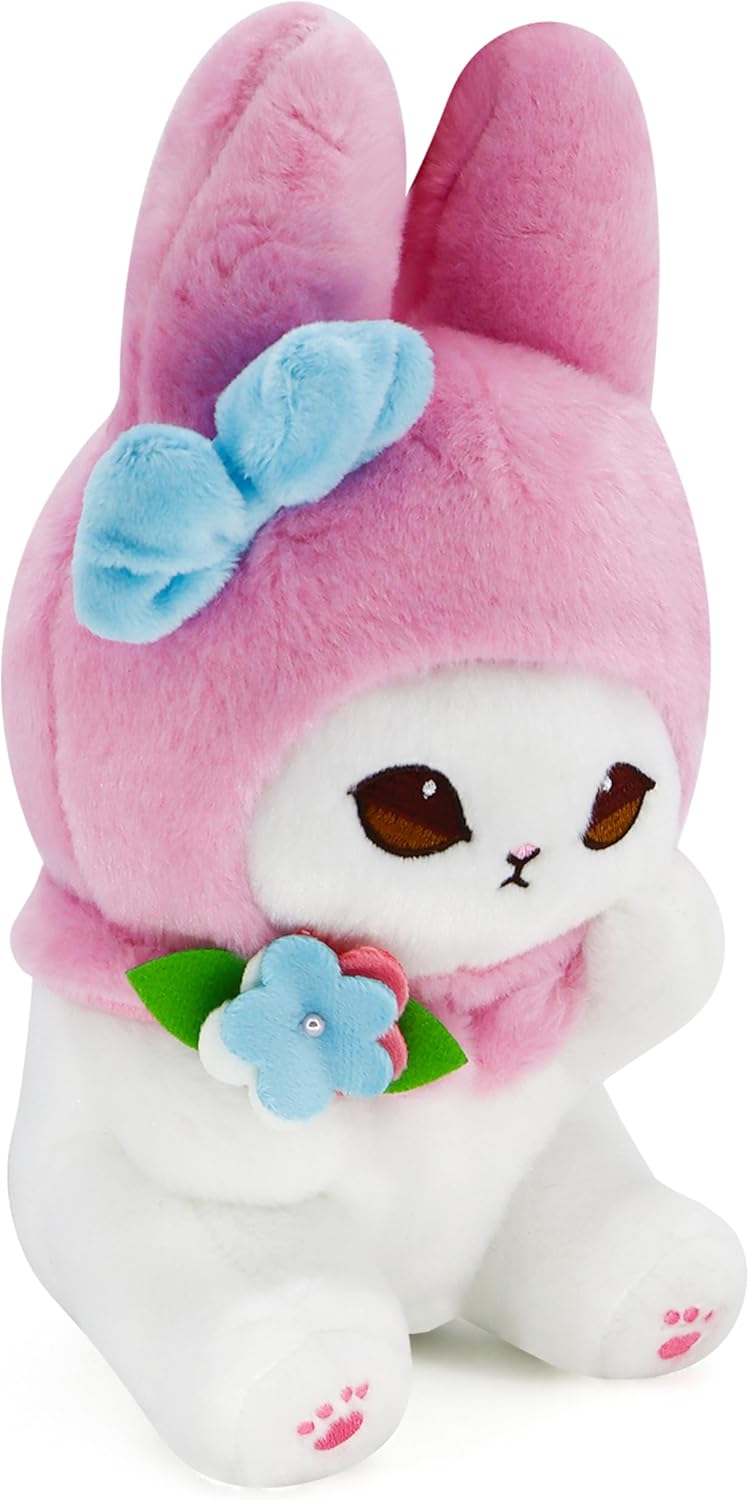 Kawaii Shark Cat Plush Toy Stuffed Animal Doll, Soft Pillow for Boys & Girls (Cat-C, 20cm/7.8in) - Image 2