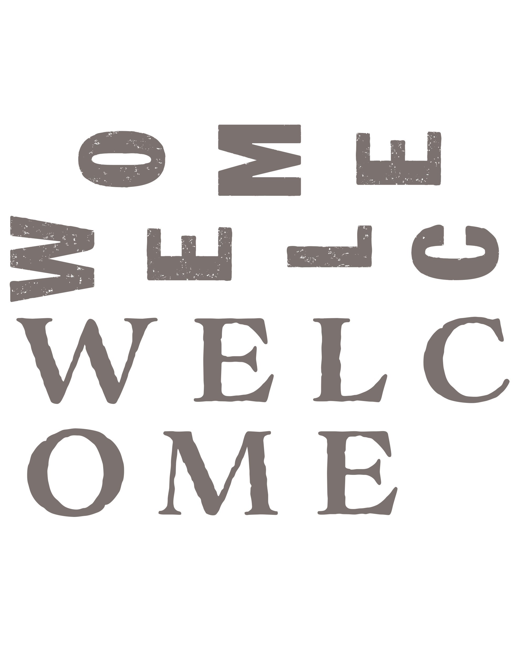 Prima Marketing Welcome Redesign Transfer, Charcoal