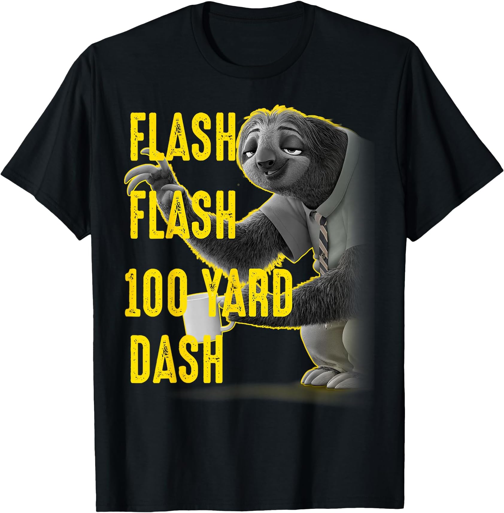 Zootopia Flash Flash 100 Yard Dash Portrait T-Shirt