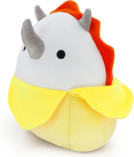 Miniatura 3 de LXSLFY Peluche de animal de plátano de 11 pulgadas, almohada Kawaii de animales de peluche, regalos para niños y niñas (dinosaurio, 11 pulgadas)