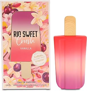 Rio Sweet Crush Vanilla Eau de Parfum for Women - 100ml Floral & Fruity Perfume Withvanilla Toasted Macadamia Nut, Sea salt & White Chocolate Notes Long-Lasting Fragrance